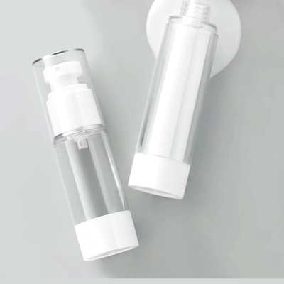 Produzione di massa Bottiglia di pompa senza aria da 30 ml con diverse specifiche Materiale di base in plastica