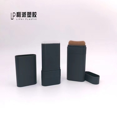 Personalizzato 20G Plastic Blush Stick Contenitore vuoto da entrambi i lati Deodorante e spazzola