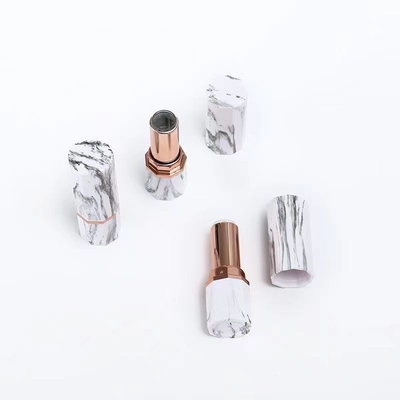 Luxury Bianco E Nero Rostre Tube Contenitore Vuoto Forma Sessangolare
