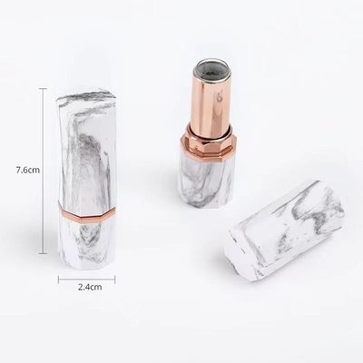 Luxury Bianco E Nero Rostre Tube Contenitore Vuoto Forma Sessangolare