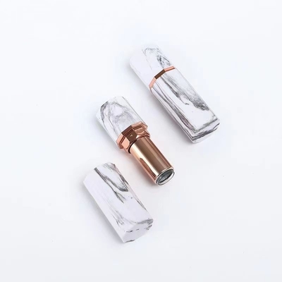 Casse di rossetto vuoto a forma esagonale con anello di sigillo