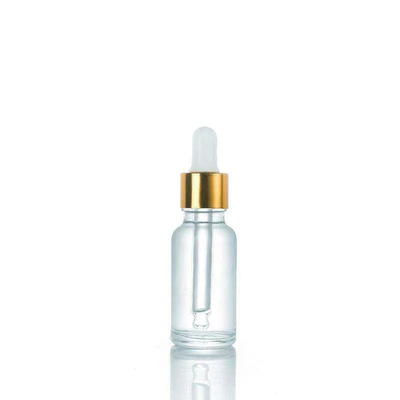 Ingrosso 15ML 30ML 50ML Bottiglia di olio essenziale in vetro Imballaggio vuoto con tappo del gocciolante e pipetta di vetro