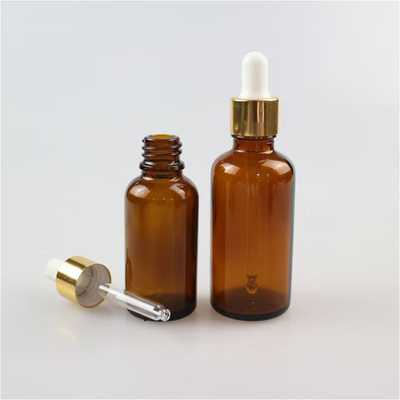 Ingrosso 10 ml 30 ml 50 ml 100 ml Bottiglia di vetro avvitato Amber YB