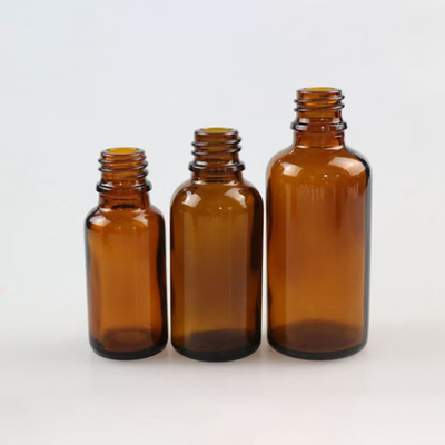 Ingrosso 10 ml 30 ml 50 ml 100 ml Bottiglia di vetro avvitato Amber YB