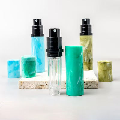 Bottiglia di spray per profumi a effetto marmo e atomizzatore di nebbia fine per gli imballaggi di profumi eleganti