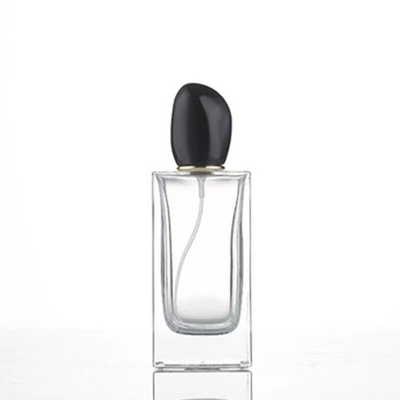 Hotsale 50ML &amp; 100ML bottiglia spruzzatrice di vetro per profumi contenitore di profumi quadrati vuoti