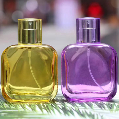 30ml Bottiglia di profumo in vetro colorato con spruzzatore Set intero imballaggio vuoto per profumeria