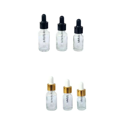Bottiglia di olio essenziale in vetro da 10 ml con tappo per gocciolante