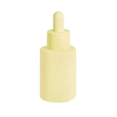 Bottiglia di olio essenziale in vetro a spalla piatta da 20 ml, 30 ml e 50 ml su misura con tappo per gocciolante