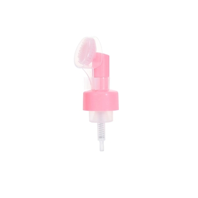 Pompa di schiuma di plastica su misura da 42 mm con spazzola di silicone per la pulizia