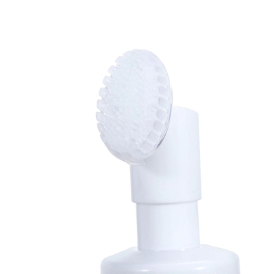 Pompa di schiuma di plastica su misura da 42 mm con spazzola di silicone per la pulizia