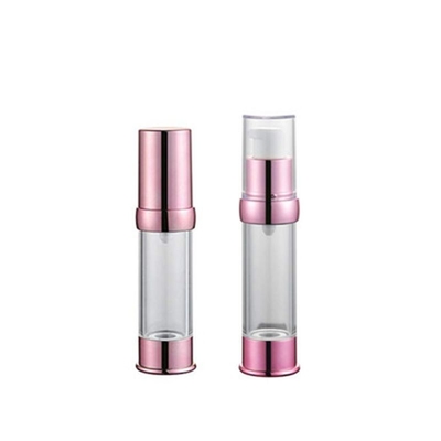 Bottiglia di pompa senza aria in alluminio UV Rose Gold da 30 ml utilizzata per l' applicazione per la cura della pelle