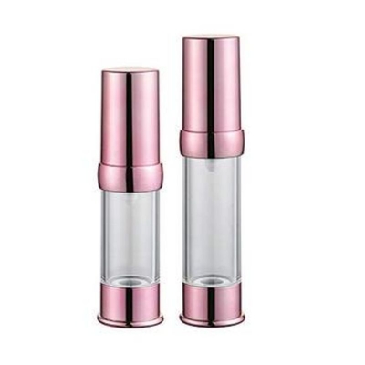 Bottiglia di pompa senza aria in alluminio UV Rose Gold da 30 ml utilizzata per l' applicazione per la cura della pelle
