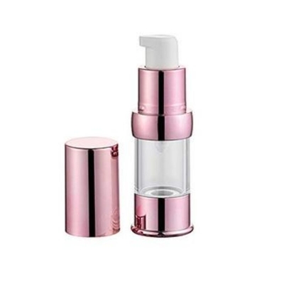 Bottiglia di pompa senza aria in alluminio UV Rose Gold da 30 ml utilizzata per l' applicazione per la cura della pelle