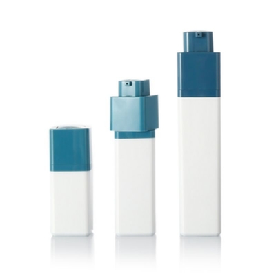 Forma quadrata con testa speciale Bottiglia pompa senza aria da 30 ml per la cura della pelle cosmetica