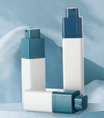 Forma quadrata con testa speciale Bottiglia pompa senza aria da 30 ml per la cura della pelle cosmetica