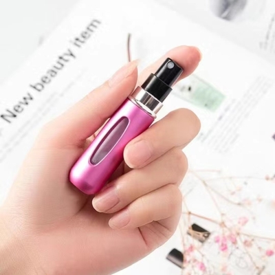 Bottella di spray per profumi portatile personalizzata da 8ml e 12ml in alluminio