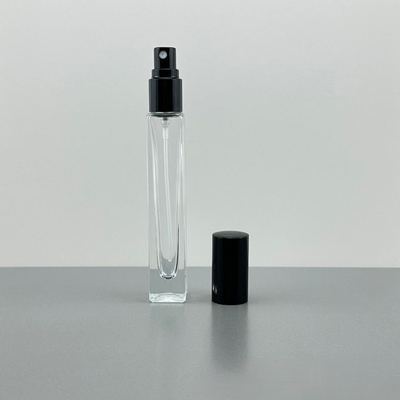 Bottiglia di profumo in vetro da 10 ml personalizzata con pompa spruzzatrice e tappo superiore