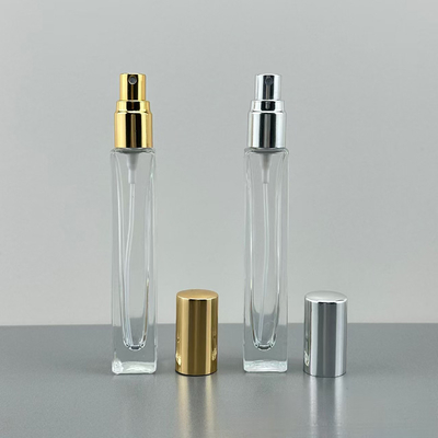Bottiglia di profumo in vetro da 10 ml personalizzata con pompa spruzzatrice e tappo superiore