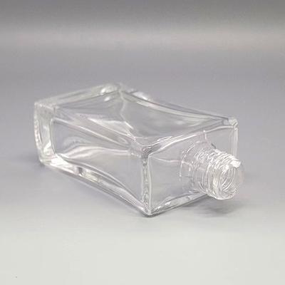 Bottiglia di vetro personalizzata da 20 ml, 30 ml e 50 ml con spruzzatore in alluminio e tappo superiore
