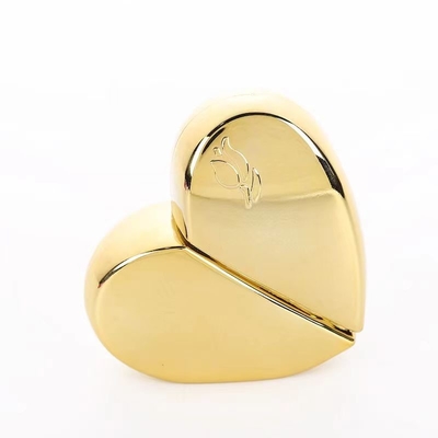 30ml di lusso in vetro a forma di cuore, bottiglia di profumo con colori dipinti.