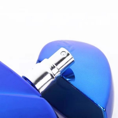 30ml di lusso in vetro a forma di cuore, bottiglia di profumo con colori dipinti.
