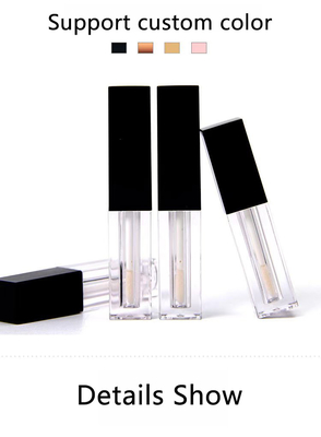 Forma quadrata Ingrosso 1.2 ml Gloss labbra vuoto Contenitore tubo imballaggio vuoto