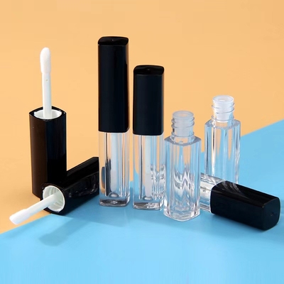 cilindro 1,2 ml tubo lucente per labbra imballaggio vuoto con tappo lungo accetta colori personalizzati