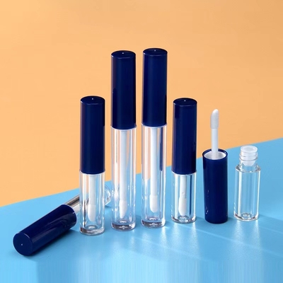 1ml 1.5ml 2.5ml tubo rotondo vuoto per labbra lucente materiale plastico