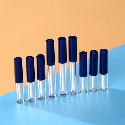 1ml 1.5ml 2.5ml tubo rotondo vuoto per labbra lucente materiale plastico