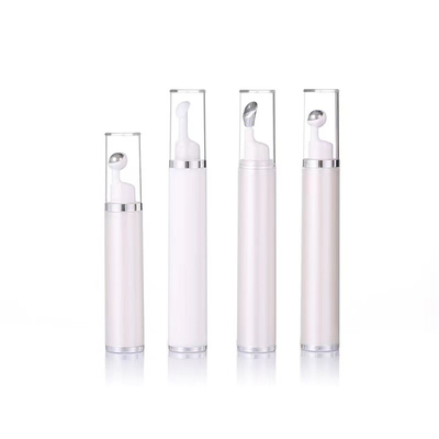 Tipo popolare flacone airless in plastica da 15 ml per crema contorno occhi, utilizzato per confezioni di prodotti per la cura della pelle