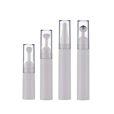 Tipo popolare flacone airless in plastica da 15 ml per crema contorno occhi, utilizzato per confezioni di prodotti per la cura della pelle