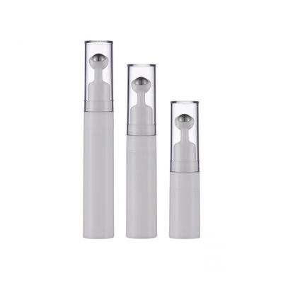 Tipo popolare flacone airless in plastica da 15 ml per crema contorno occhi, utilizzato per confezioni di prodotti per la cura della pelle
