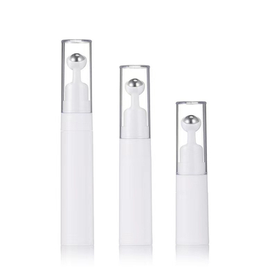 Tipo popolare flacone airless in plastica da 15 ml per crema contorno occhi, utilizzato per confezioni di prodotti per la cura della pelle
