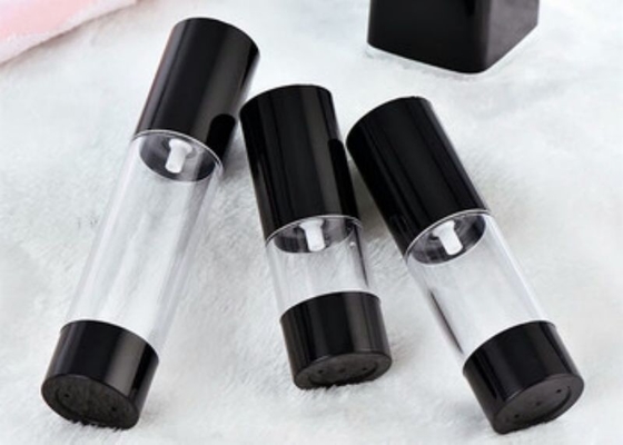Bottiglia di plastica senza aria di forma regolare da 15 ml Applicazione in confezione cosmetica