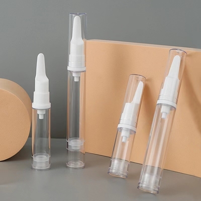 Customized 15ml Eye Cream Airless Pump Bottle With Special Head Used For Cosmetic