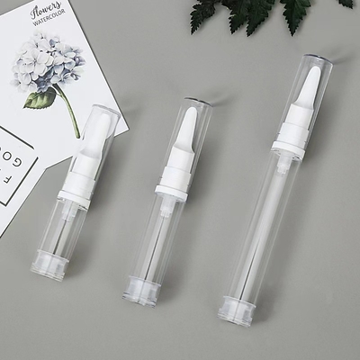 Customized 15ml Eye Cream Airless Pump Bottle With Special Head Used For Cosmetic