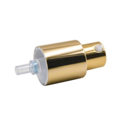 Pompa di distribuzione di crema di alta qualità in tutto alluminio 24/410 utilizzata per i pacchetti per la cura della pelle