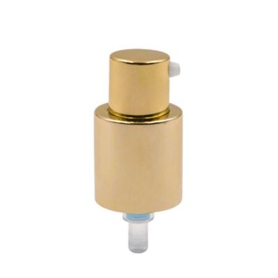 Pompa di distribuzione di crema di alta qualità in tutto alluminio 24/410 utilizzata per i pacchetti per la cura della pelle