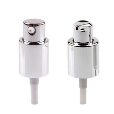Pompa di distribuzione di crema di alta qualità in tutto alluminio 24/410 utilizzata per i pacchetti per la cura della pelle