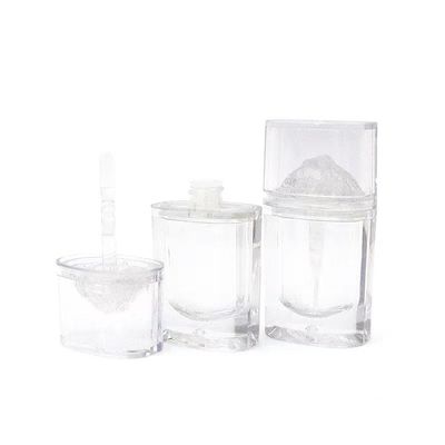 Tubo per lucidalabbra in plastica AS Materiale da 3,5 ml a forma di montagna, utilizzato per confezioni cosmetiche