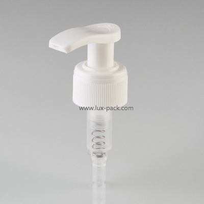 Pompa dosatrice per lozione in plastica 24/410 e 28/410, materiale PP