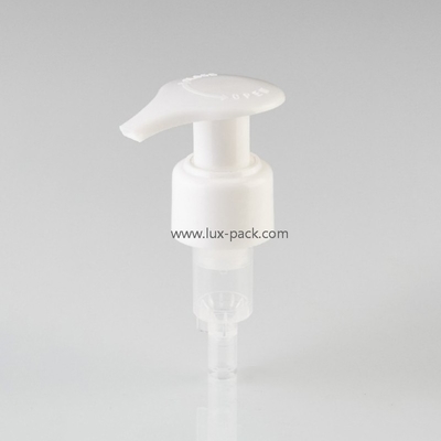 Pompa dosatrice in plastica con interruttore sinistra/destra per flacone cosmetico