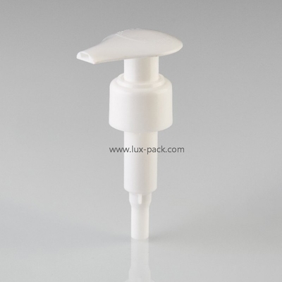 Pompa dosatrice in plastica con interruttore sinistra/destra per flacone cosmetico