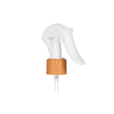 Spruzzatore a grilletto mini PP personalizzato con collare in legno