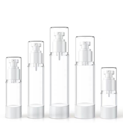 Flacone airless in plastica da 15ml a 120ml con testina spray