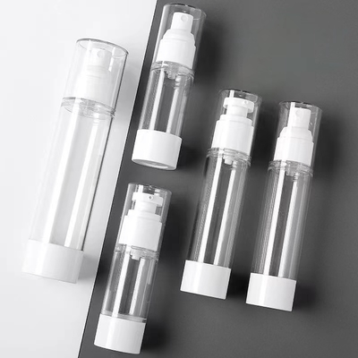 Flacone airless in plastica da 15ml a 120ml con testina spray