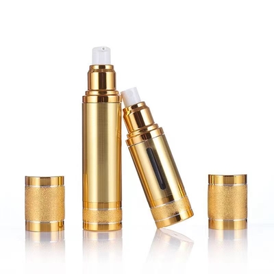 Bottiglia di alluminio senza aria da 30 ml e 50 ml con colore personalizzato