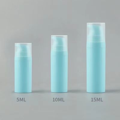 Bottiglia senza aria in plastica in PP da 5 ml, 10 ml e 15 ml per lozione cosmetica