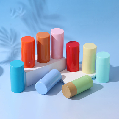 Deodorante in plastica a colori personalizzati 15g-100g riciclabile